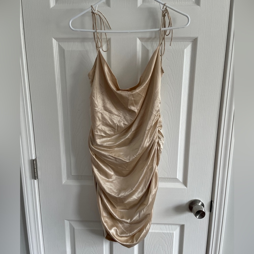 Sexy Gold Bodycon Dress